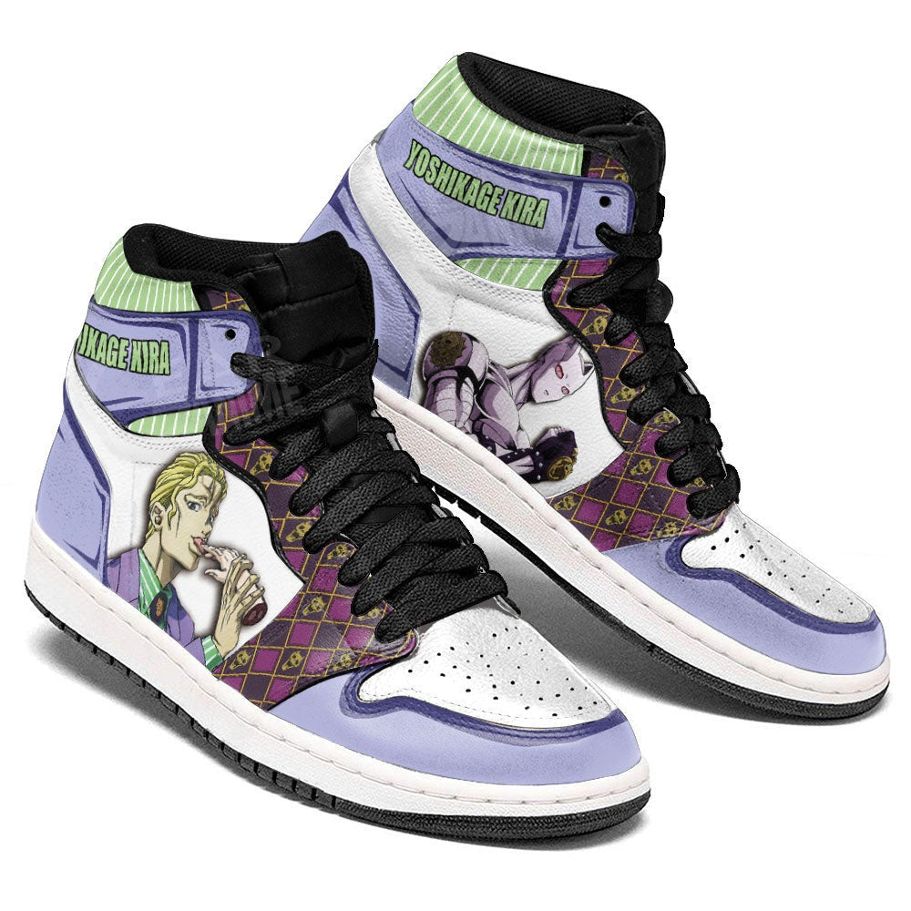JoJo's Bizarre Adventure Yoshikage Kira Sneakers Custom Anime Shoes - 3 - GearAnime
