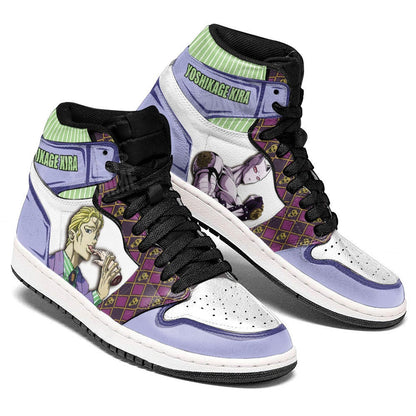 JoJo's Bizarre Adventure Yoshikage Kira Sneakers Custom Anime Shoes - 3 - GearAnime
