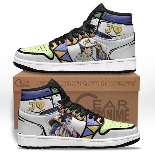 JoJo's Bizarre Adventure Jotaro Kujo Sneakers Custom Anime Shoes - 1 - GearAnime