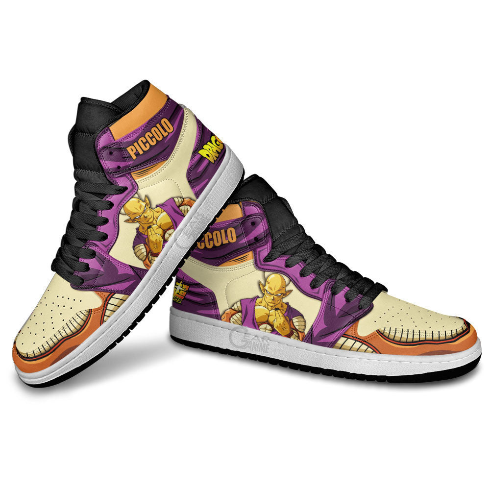Super Piccolo Orange J1 Sneakers - Custom Anime Design