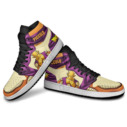 Super Piccolo Orange J1 Sneakers - Custom Anime Design