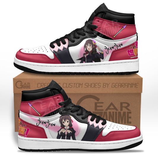 Yunyun Sneakers KonoSuba Custom Anime Shoes for OtakuGear Anime
