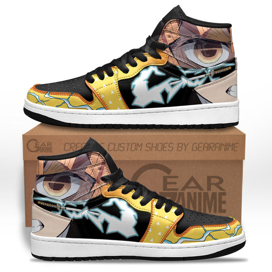 Zenitsu Sneakers Demon Slayer Custom Anime Shoes for OtakuGear Anime