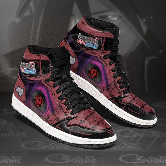 Madara Eyes Sneakers Custom Rinnegan & Mangekyou Sharingan Anime Shoes - 3 - GearAnime