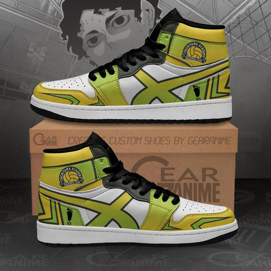 Itachiyama Academy Sneakers Haikyuu Custom Anime Shoes MN10 - 1 - GearAnime