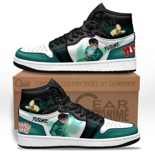 Yusuke Urameshi Sneakers Yu Yu Hakusho Custom Anime Shoes for OtakuGear Anime