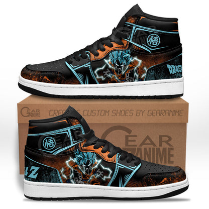 Goku Blue Sneakers Custom Dragon Ball Anime Shoes For OtakuGear Anime