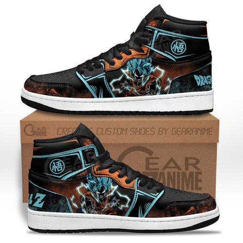 Goku Blue Sneakers Custom Dragon Ball Anime Shoes For OtakuGear Anime