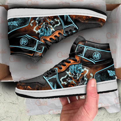 Goku Blue Sneakers Custom Dragon Ball Anime Shoes For OtakuGear Anime