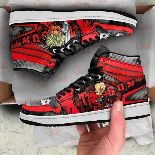 Trigun Vash The Stampede Sneakers Anime Custom Shoes - 1 - GearAnime