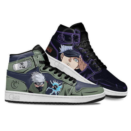 Kakashi Hatake and Satoru Gojo Anime Custom Shoes Gear Anime