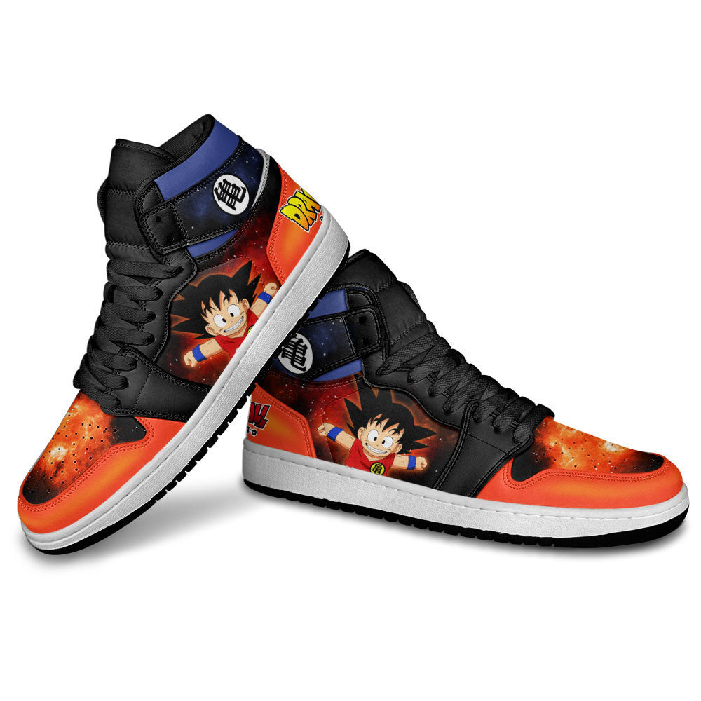 Goku Kid Sneakers Custom Dragon Ball Anime Shoes Mix GalaxyGear Anime
