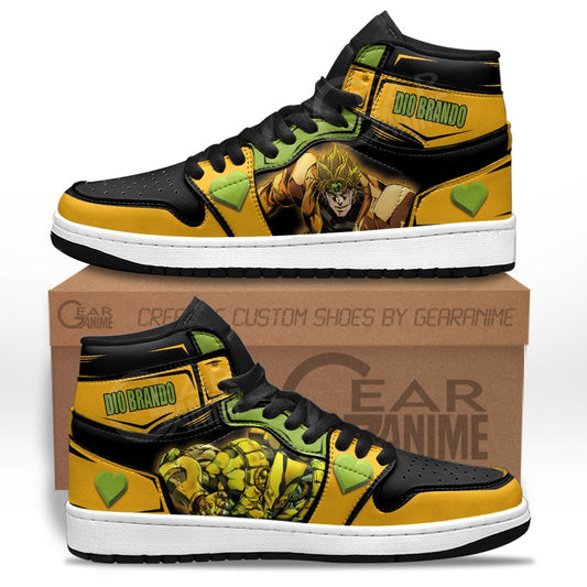 JoJo's Bizarre Adventure Dio Brando Sneakers Custom Anime Shoes - 1 - GearAnime