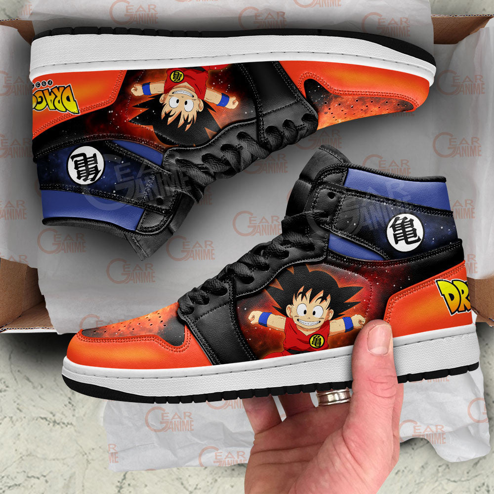Goku Kid J1 Sneakers - Custom Anime Design