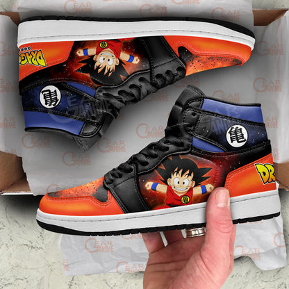 Goku Kid J1 Sneakers - Custom Anime Design