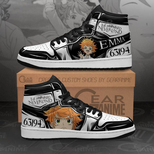 Emma Neverland Sneakers Custom Anime Shoes - 1 - GearAnime