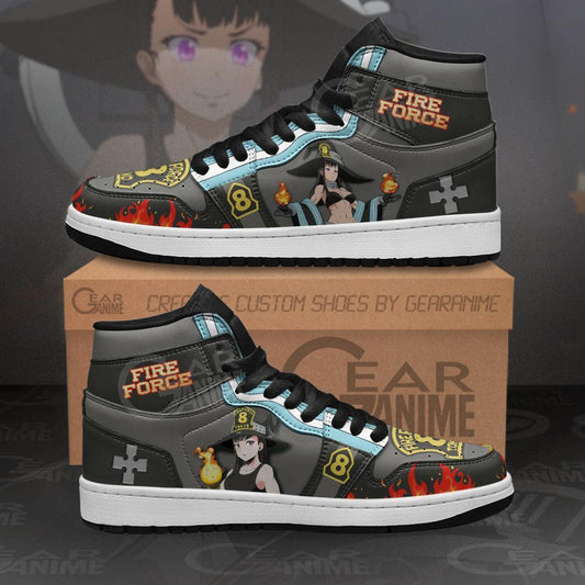 Fire Force Maki Oze Sneakers Custom Anime Shoes - 1 - GearAnime