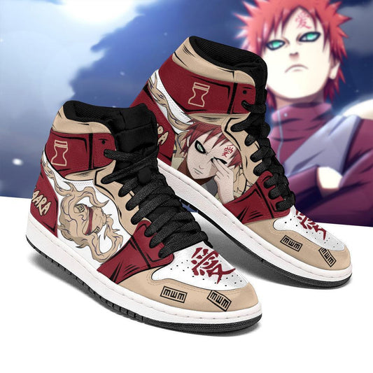 Gaara Shoes Sand Skill Costume Anime Sneakers - 1 - GearAnime