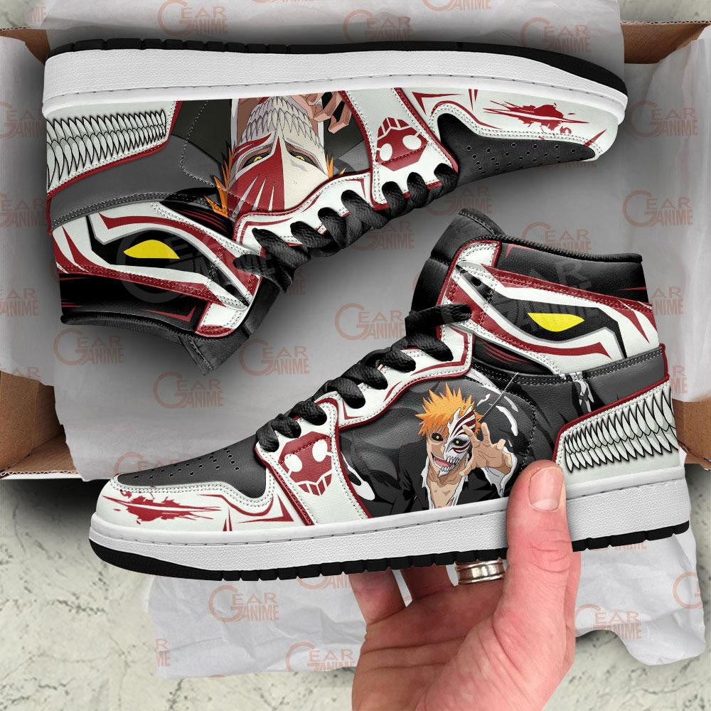 Hollow Ichigo Kurosaki Sneakers Custom Anime Bleach Shoes - 2 - GearAnime