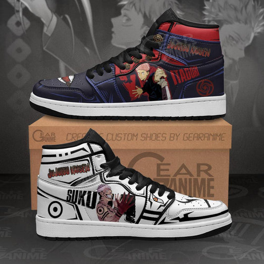 Sukuna And Itadori Sneakers Custom Jujutsu Kaisen Anime Shoes - 1 - GearAnime