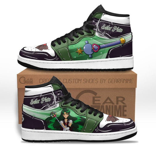 Sailor Pluto Sneakers Custom Anime Sailor Moon Shoes - 1 - GearAnime