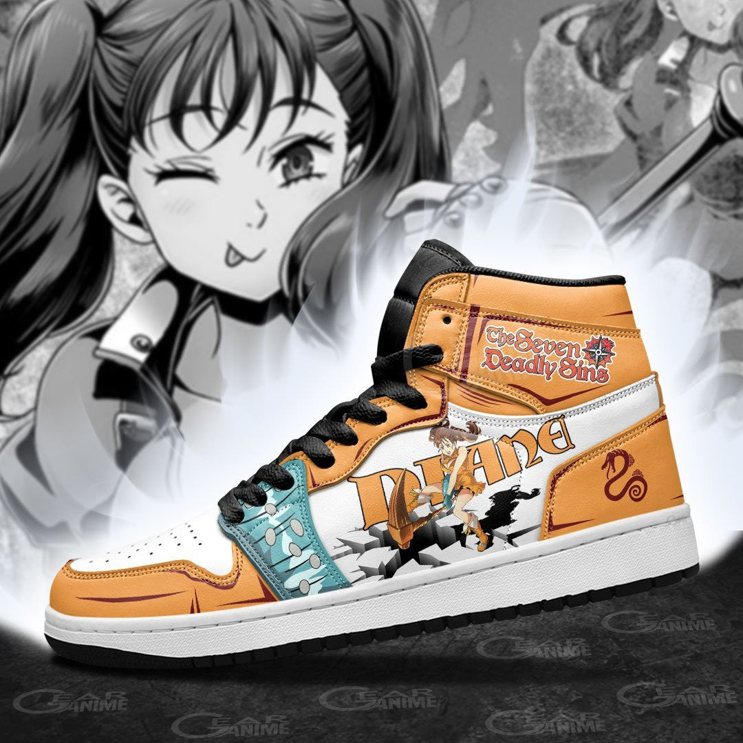 Diane Sneakers Seven Deadly Sins Anime Shoes MN10 - 3 - GearAnime