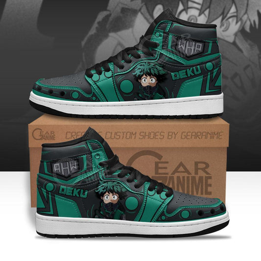 BNHA Deku Sneakers Custom Musketeer My Hero Academia Anime Shoes - 1 - GearAnime