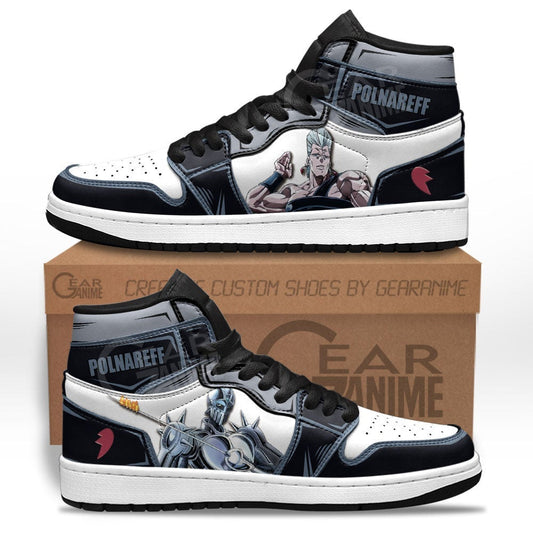 JoJo's Bizarre Adventure Jean Pierre Polnareff Sneakers Custom Anime Shoes - 1 - GearAnime