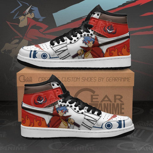 Kamina Sneakers Gurren Lagann Anime Shoes - 1 - GearAnime