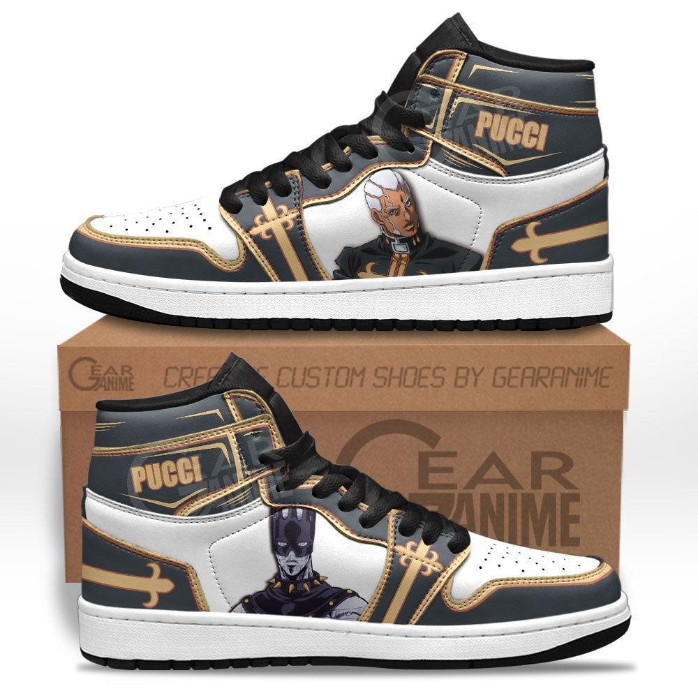 JoJo's Bizarre Adventure Enrico Pucci Sneakers Custom Anime Shoes - 1 - GearAnime