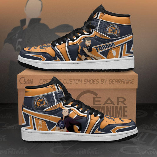 Karasuno Ryunosuke Tanaka Sneakers Haikyuu Custom Anime Shoes - 1 - GearAnime