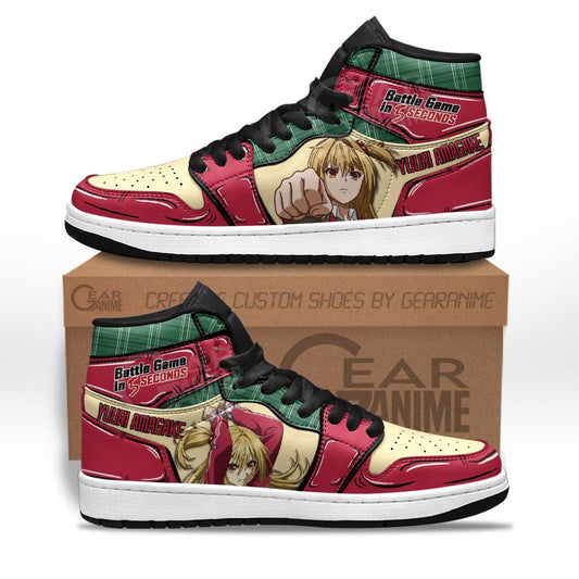Yuuri Amagake Sneakers Custom Anime Battle in 5 Seconds After Meeting Shoes - 1 - GearAnime