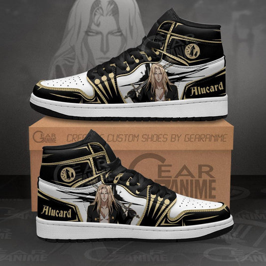 Castlevania Alucard Sneakers Custom Anime Shoes - 1 - GearAnime