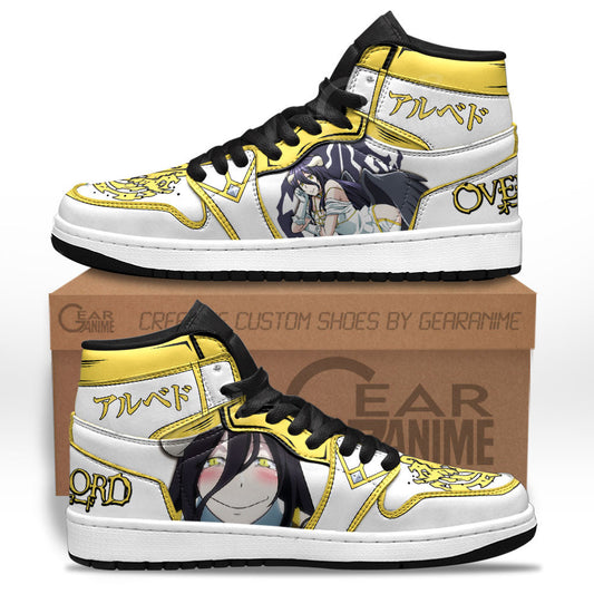 Albedo Sneakers Custom Overlord Anime ShoesGear Anime