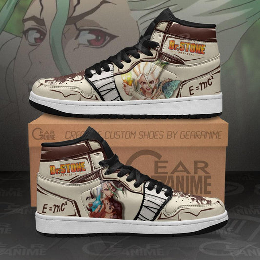Senku Ishigami Sneakers Custom Anime Dr. Stone Shoes - 1 - GearAnime
