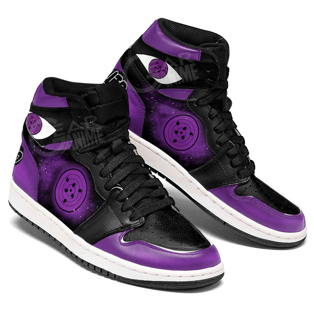 Sasuke Uchiha Rinnegan Sneakers Custom NRT Anime Dojutsu ShoesGear Anime