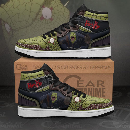 Kaiman Sneakers Custom Horror Anime Dorohedoro Shoes - 1 - GearAnime
