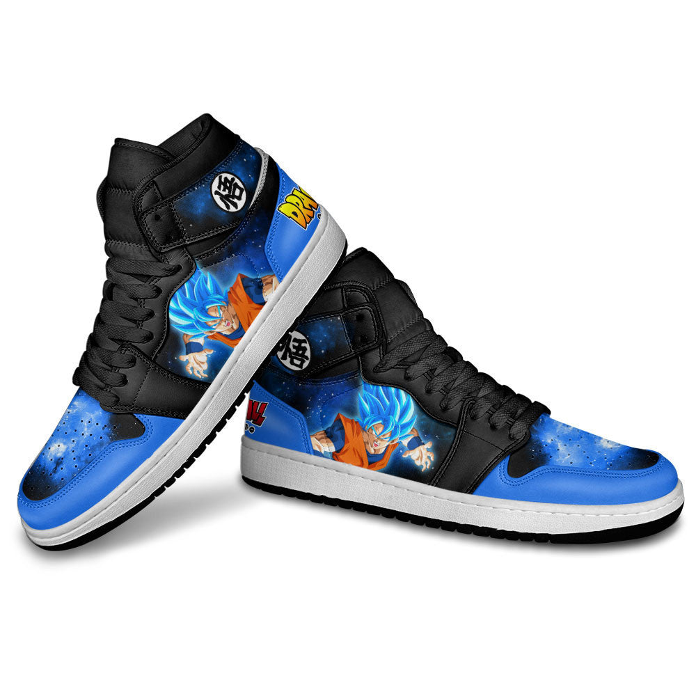 Goku Blue Sneakers Custom Dragon Ball Anime Shoes Mix GalaxyGear Anime