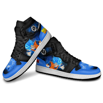 Goku Blue Sneakers Custom Dragon Ball Anime Shoes Mix GalaxyGear Anime