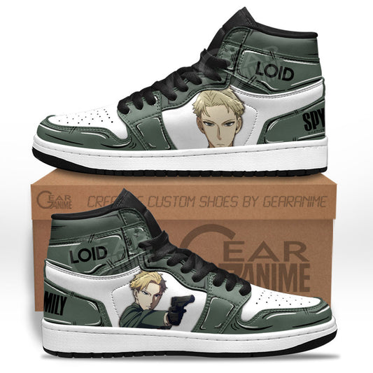 Loid Forger Sneakers Custom Spy x Family Anime Shoes for OtakuGear Anime