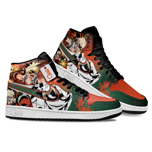 Katsuki Bakugo Shoes MHA Anime Custom Sneakers MN2102 Gear Anime