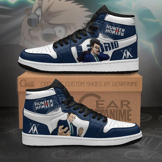 HxH Leorio Sneakers Custom Hunter X Hunter Anime Shoes - 1 - GearAnime