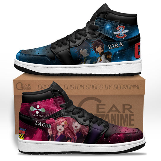 Mobile Suit Gundam Kira Yamato and Lacus Clyne Anime Shoes Gear Anime