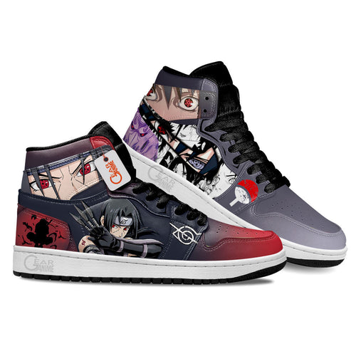 Sasuke Uchiha and Itachi Uchiha Anime Shoes Custom Sneakers MN2102 Gear Anime