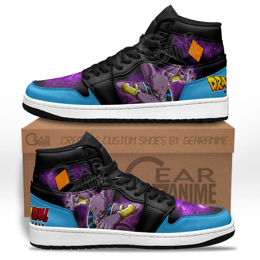 Beerus Sneakers Custom Dragon Ball Anime Shoes Mix GalaxyGear Anime