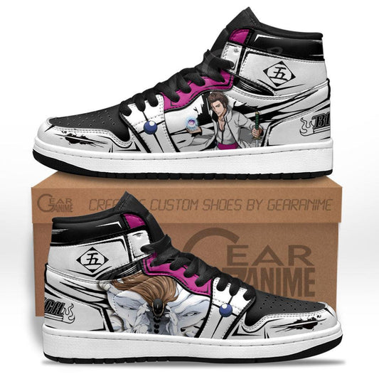 Bleach Sosuke Aizen Sneakers Custom Anime Shoes - 1 - GearAnime
