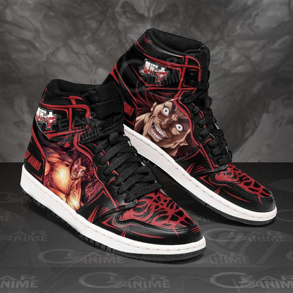 Yujiro Hanma Sneakers Baki Custom Anime Shoes MN11 - 2 - GearAnime