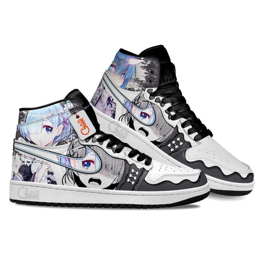 Re:Zero Rem Sneakers Custom Anime Shoes MN0504 Gear Anime