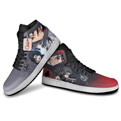 Sasuke Uchiha and Itachi Uchiha J1s Sneakers Anime Custom