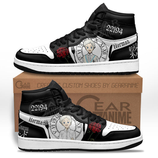 Norman Sneakers Neverland Custom Anime ShoesGear Anime